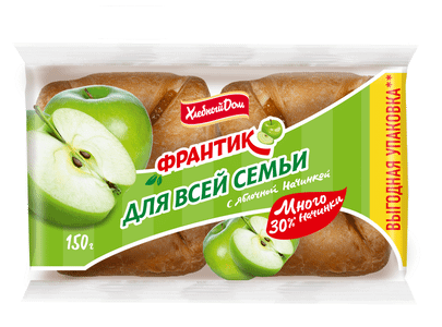 Сдоба ХД Франтик Семейный яблоко 150г