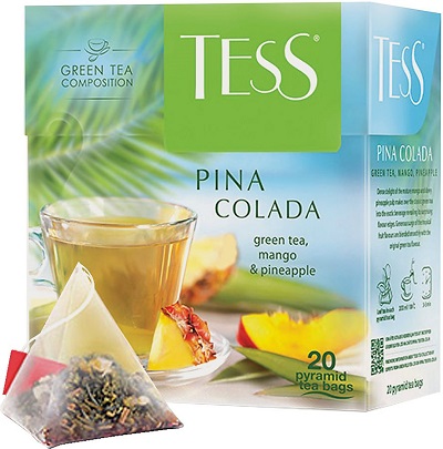 Чай Теss Пина Колада зел. 20пак.