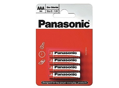 Батарейки Panasonic R03 AAA Zinc Carbon 1.5B 4шт