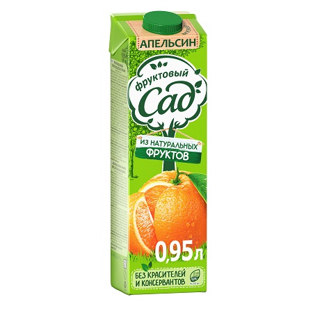 Нектар Фруктовый Сад апельсин 0,95л