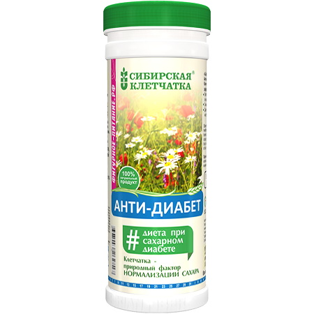 Клетчатка Сибирская Анти-диабет 170г