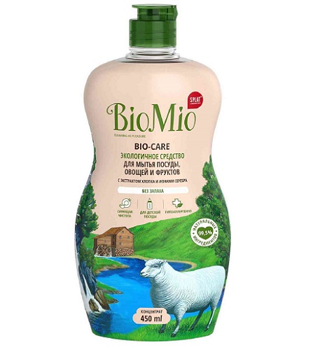Средство д/посуды BioMio экологичное без запаха 450мл