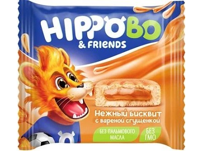 Пирожное HIPPOBO вар.сгущ. 32г