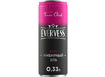 Напиток Эвервесс Имбирный Эль 0,33 ж/б