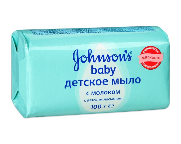 Мыло/т Johnsons детское с молоком 100г