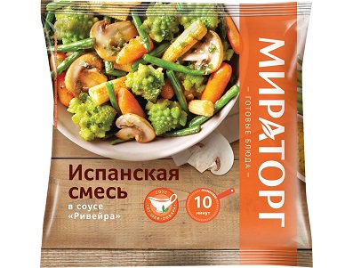 Смесь Испанская в соусе Ривейра 400г Мираторг