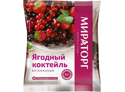Ягодный коктейль с/м 300г Мираторг