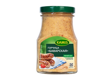 Горчица Камис Баварская 180г ст/б
