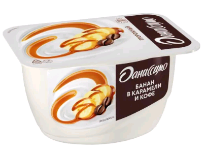 Творож.пр-т Даниссимо 5,8% 130г банан/карам/кофе БЗМЖ
