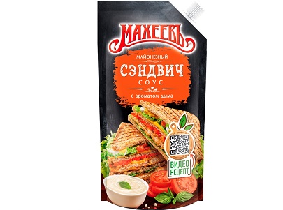 Майонезный соус Махеев Сэндвич соус 50,5% 200г доз.