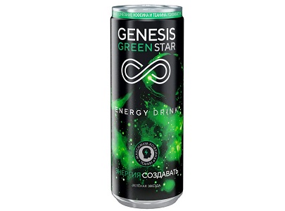 Напиток Генезис Зеленая Звезда Буст б/а 0,25л ж/б