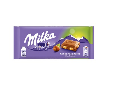 Шоколад Милка Цельный фундук 100г