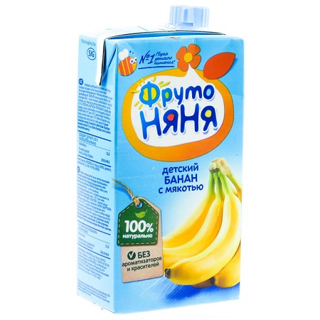 Нектар Фр.Няня банан с мяк.0.5л