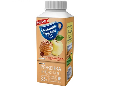 Ряженка Б.Кружка 3,5% 300г печеное яблоко БЗМЖ