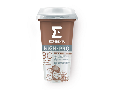 Напиток к/м Exponenta High-Pro 0,25л кокос/миндаль
