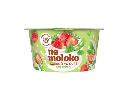 Продукт соевый Nemoloko 130г клубника