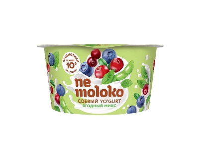Продукт соевый Nemoloko 130г ягодный микс