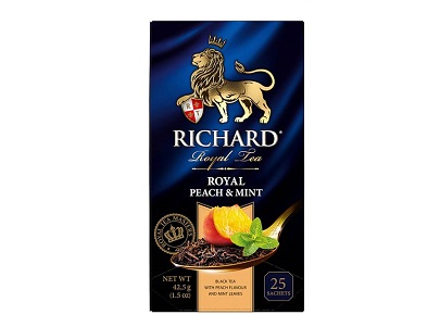 Чай Ричард Роял персик/мята 25пак.