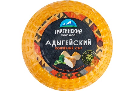 Сыр Адыгейский копч. 40% 250г Гиагинский МЗ