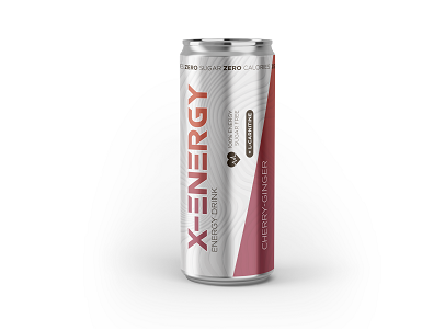 Напиток X-Energy без сахара 0,5л ж/б  вишня-имбирь