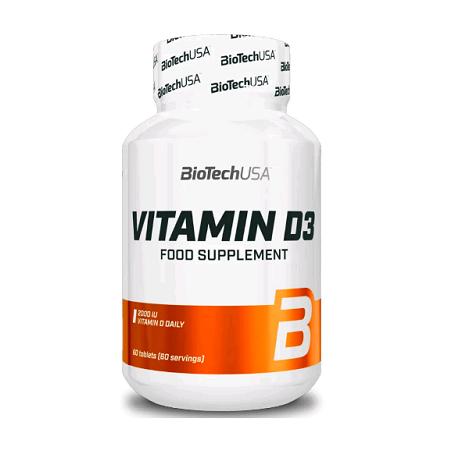 Витамины BioTech Vitamin D3 2000МЕ 60таб