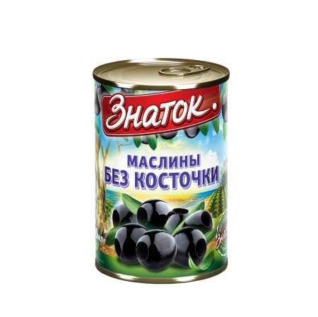 Маслины Знаток без косточки 280г ж/б