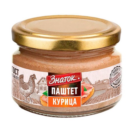 Паштет Знаток курица 200г ст/б