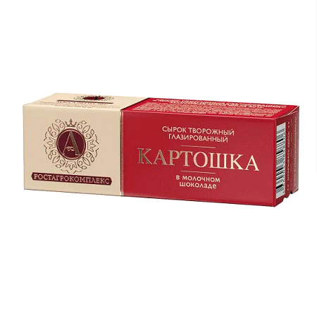 Сырок гл. РОСТАГРО картошка 20% 50г БЗМЖ