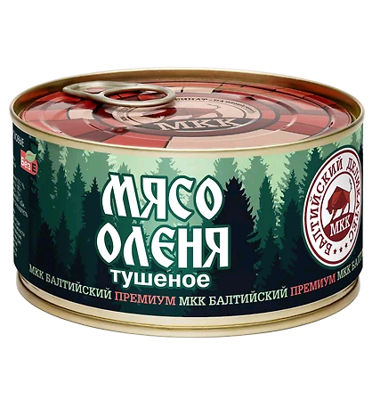Мясо Оленя туш. 325г ж/б Балтийский Деликатес