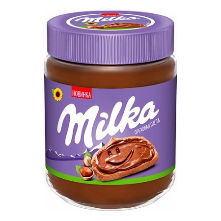 Паста Milka шоколадно-ореховая 350г