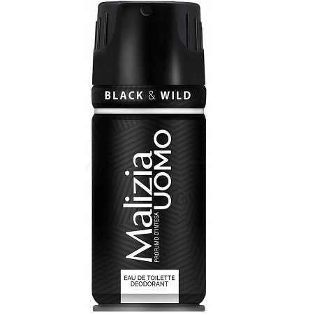 Дезодорант MALIZIA Black&Wild 150мл спрей
