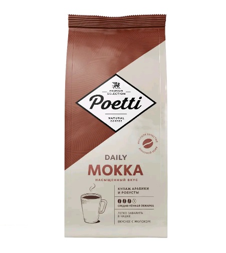 Кофе Poetti Daily Мокка зерно 1000г