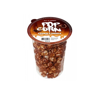 Попкорн Карамель и шоколад 100г Just A Moment