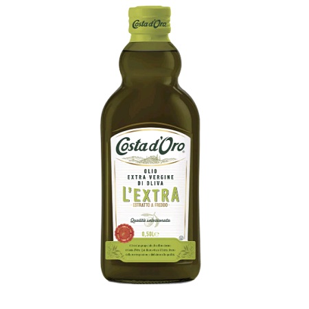 Масло Costa d'Oro оливковое extra нераф. 0,5л ст/б