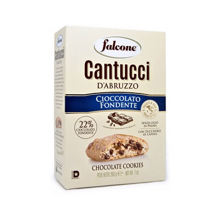Печенье Falcone Cantucci с темн. шоколадом 200г