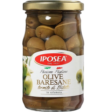 Оливки IPOSEA Барийские с/к 290г ст/б