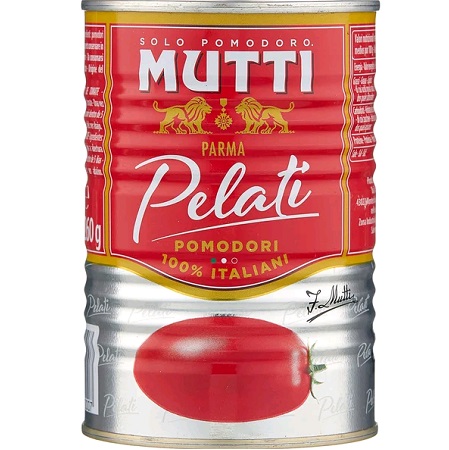 Томаты MUTTI очищенные целые Pelati 400г ж/б