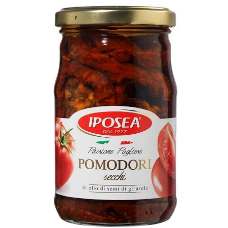 Томаты IPOSEA сушеные в масле 280г ст/б