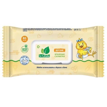 Салфетки/вл Dr.Tuttelle 80шт