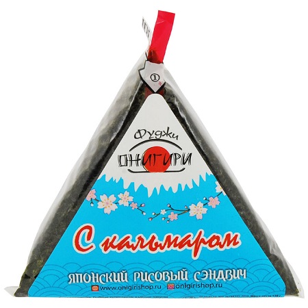 Сэндвич японский рисовый Кальмар120г Фуджи Онигири