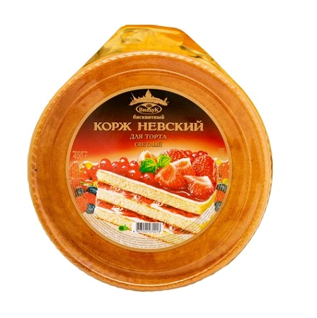 Корж Невский ванильный 300г