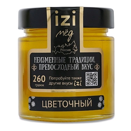 Мед Izi Цветочный 260г