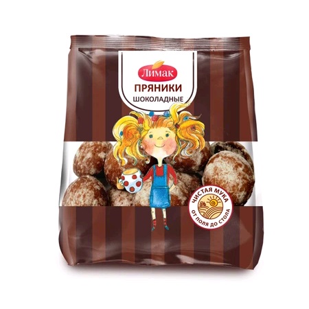 Пряники шоколадные 250г Лимак