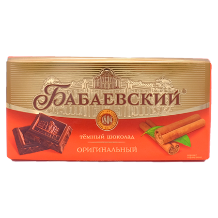 Шоколад Бабаевский Оригинальный темный 90г