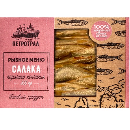 Салака Петротрал г/к неразделанная 300г