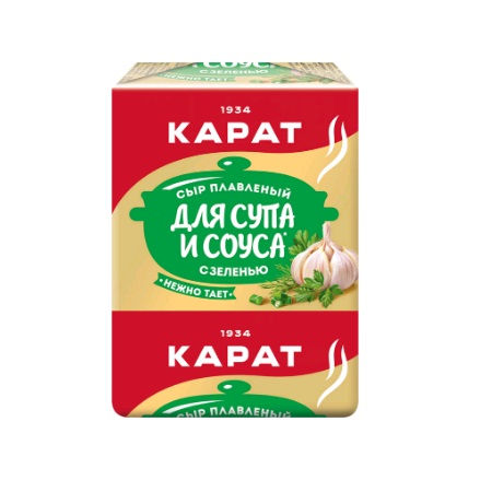 Сыр пл. Для Супа с зеленью 45% 90г КАРАТ