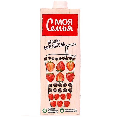 Напиток Моя Семья Ягода-Сочнягода 0,95л