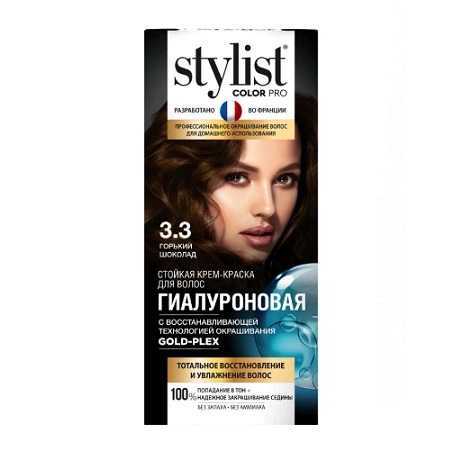 Краска д/волос STYLIST COLOR PRO 3.3 Горький шоколад
