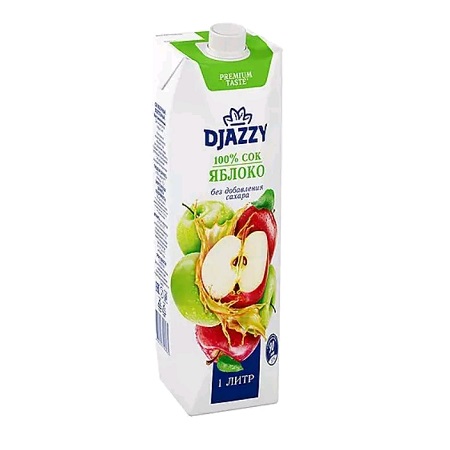 Сок DJAZZY яблоко 1л