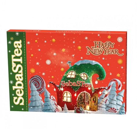 Чай Sebas Christmas Hut Ассорти  40пак.